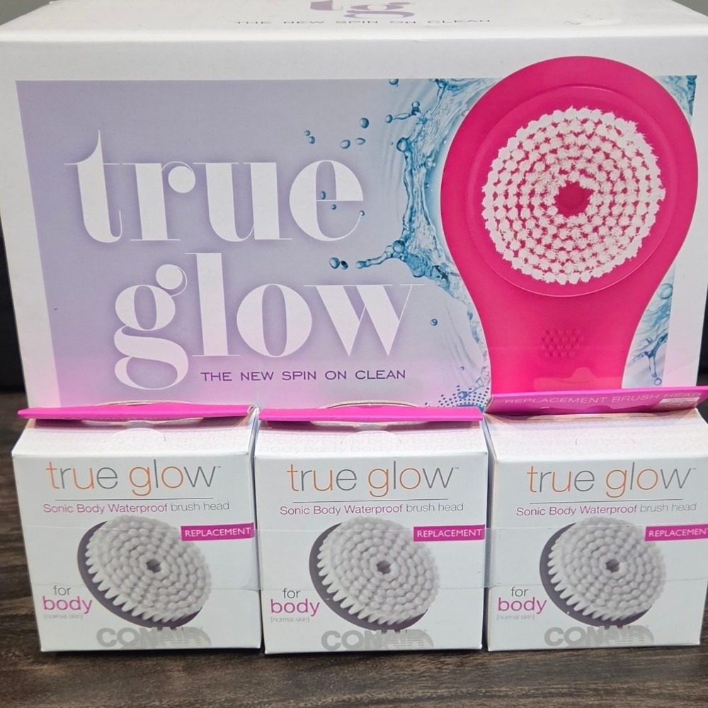 Conair True Glow Sonic Facial Brush Women OS Pink New SFB3PK Replacement